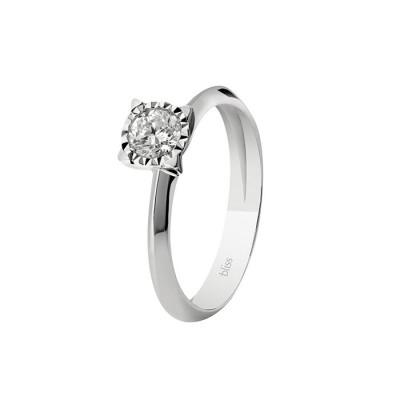 Anello Lumina in Oro Bianco e Diamanti
