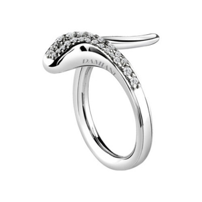 Anello in oro bianco e diamanti 
