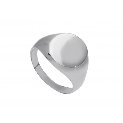 Anello da uomo in oro bianco 7 g
