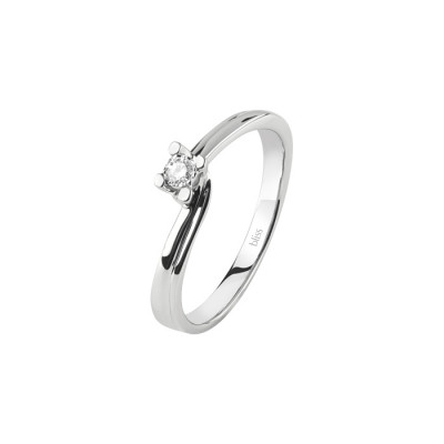 Anello Lumina in Oro Bianco e Diamanti