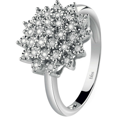 Anello Elisir oro bianco e diamante 0,16 carati