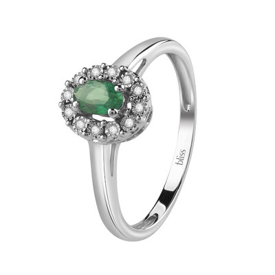 Anello Regal brillante e smeraldo
