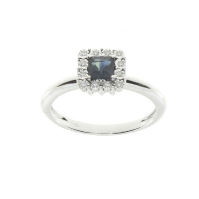 Anello Regal brillante e zaffiro