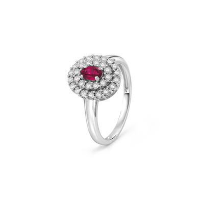 Anello Regal brillante e rubino