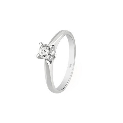 Anello Dream in oro bianco e diamante ct. 0.15