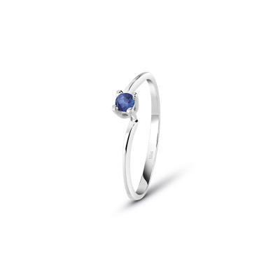 Anello Dream in Oro Bianco e zaffiro