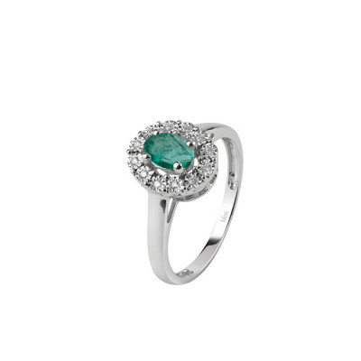 Anello Regal Diamanti Smeraldo