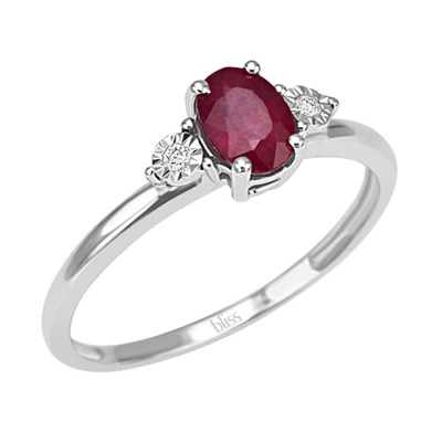 Anello Stephanie Diamanti Rubino
