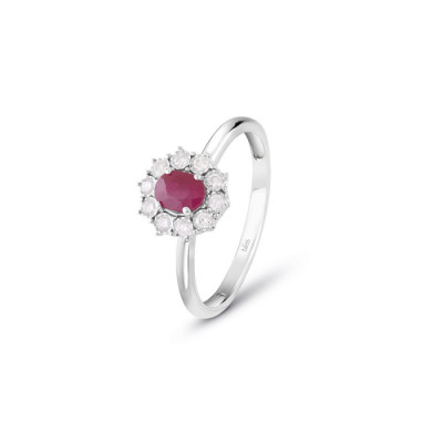 Anello Charleston con rubini
