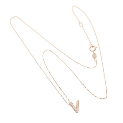 Collana Joy Letter V