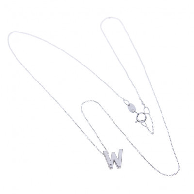 Collana Joy Letter W