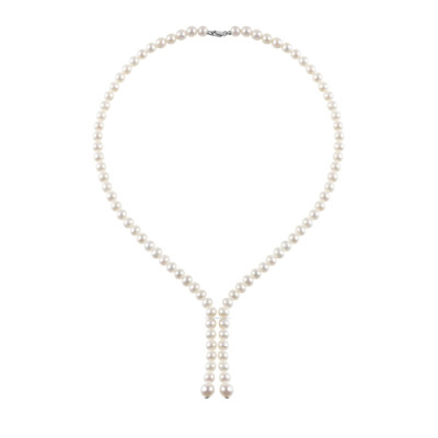 Collana Paradise oro bianco e perle 