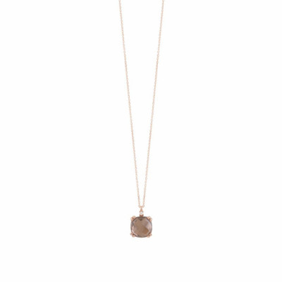 Collana Joy Candy brillante e quarzo fumé