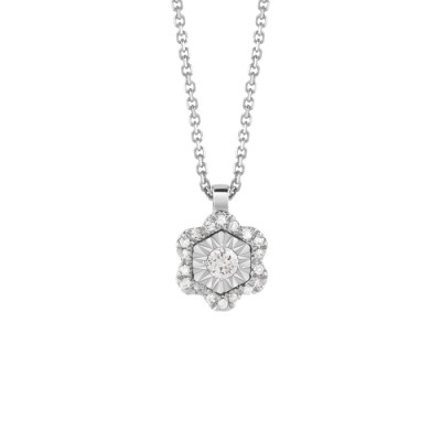 Collana Rugiada in oro bianco