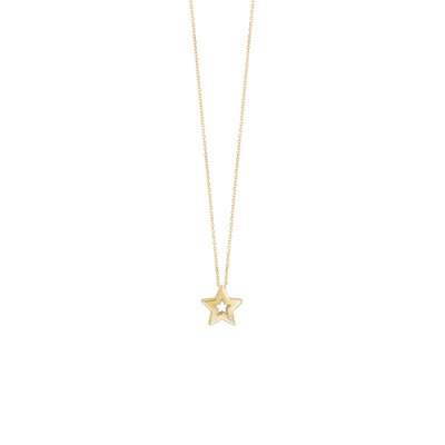 Collana Joy oro giallo e diamante Stella