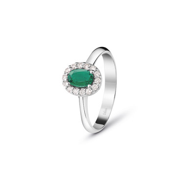 Anello Dream con smeraldi