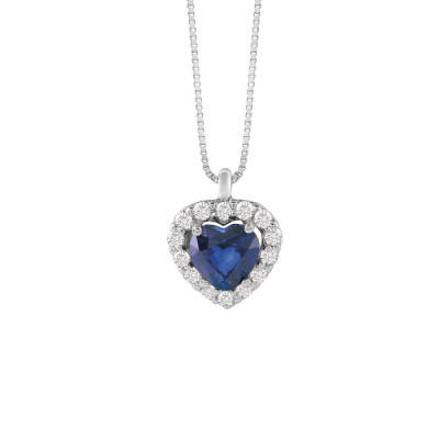 Collana Dream Colore con brillanti e zaffiro