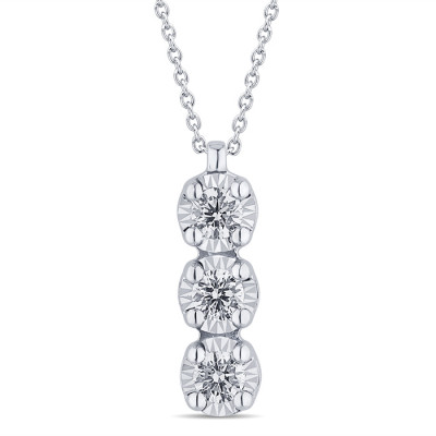 Collana Meraviglia in oro bianco con diamanti