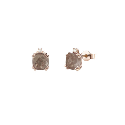 Orecchini Joy Candy in oro rosa con diamante