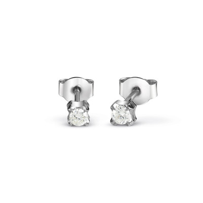 Orecchini brillanti Desirè in oro bianco con diamante