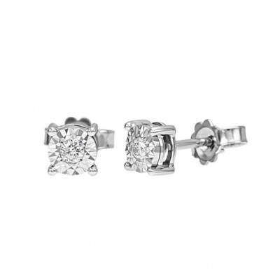 Orecchini Dream in oro bianco e diamanti ct. 0,04 ct