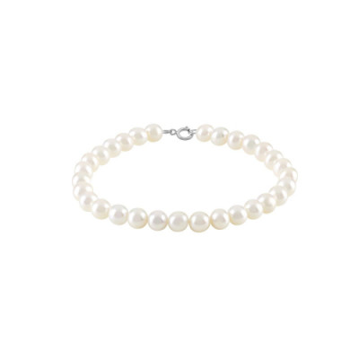 Bracciale Paradise in oro bianco e perle 