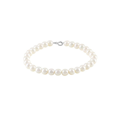 Bracciale Paradise in oro bianco e perle 