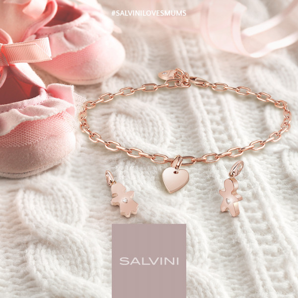 Bracciale cuore Salvini festa mamma