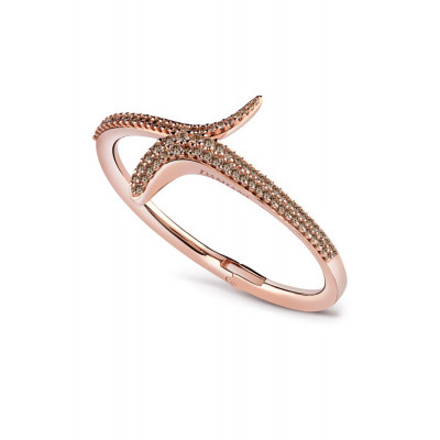 Bracciale in oro rosa e diamanti