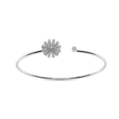 Bracciale Margherita in oro bianco e diamanti