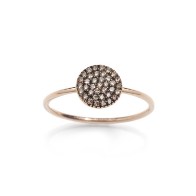 Anello Big Brown Diamonds