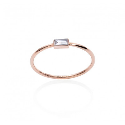 Anello Solitaire Baguette