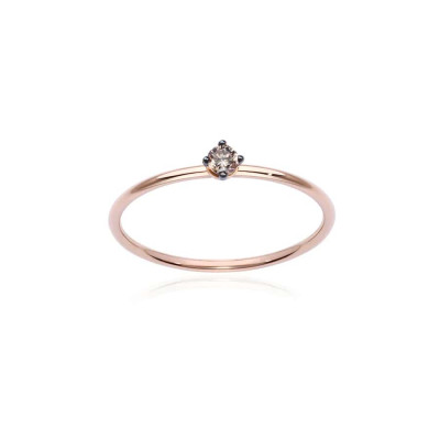 Anello Brown Solitaire M