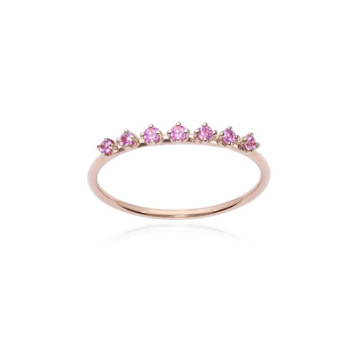 Anello Pink Long Solitaire