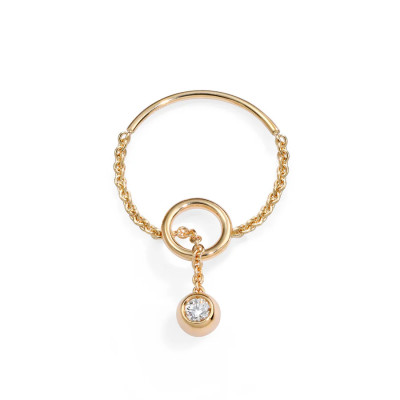 Anello Solitaire Bubble Yellow