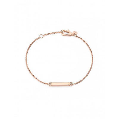 Bracciale in oro rosa e diamanti