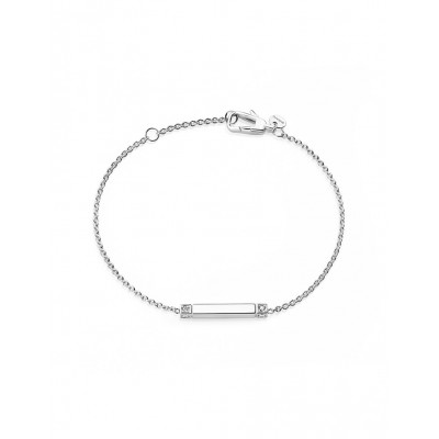 Bracciale in oro bianco e diamanti