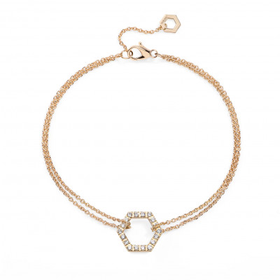Bracciale Amuleto Full Diamonds Yellow S