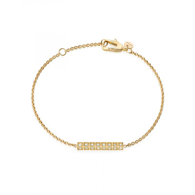 Bracciale Linea Fine Full Diamonds Yellow