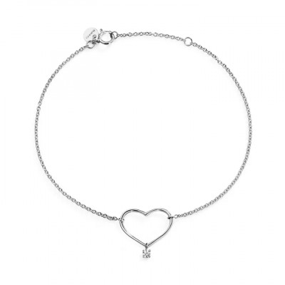 Bracciale M White Heart