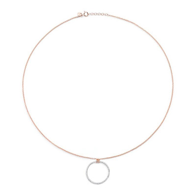 Collana White Diamonds Circle