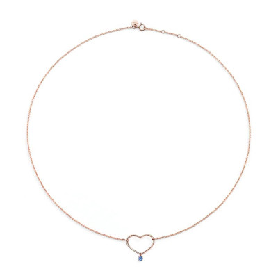 Collana Blu Heart