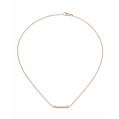 Collana in oro rosa e diamanti