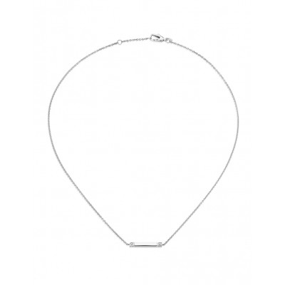 Collana in oro bianco e diamanti