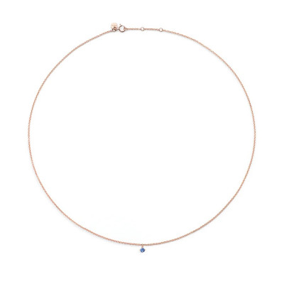 Collana Blu Solitaire