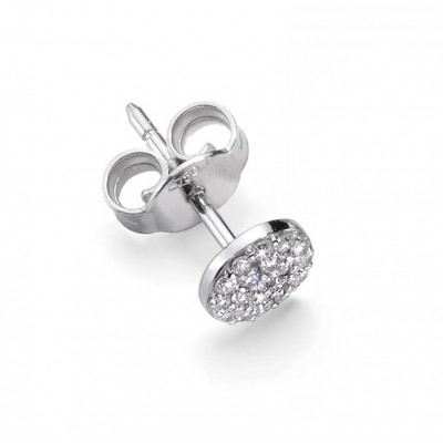 Orecchino Small White Diamonds