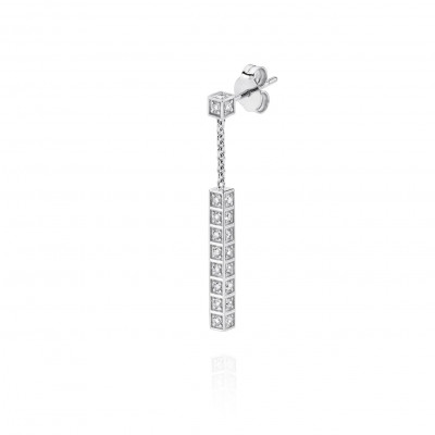 Orecchino White Linea Full Diamonds