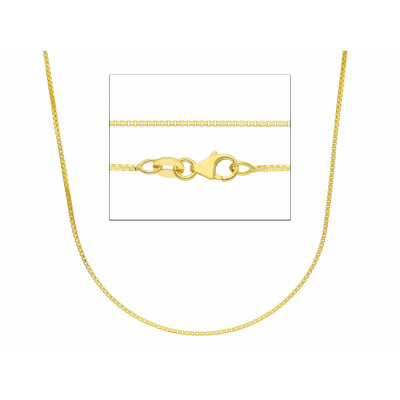 Catena ottagonale in oro giallo 47+3 cm