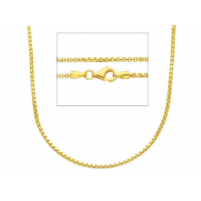Catena in oro giallo filo 1,50 50 cm