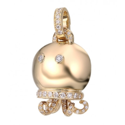 Ciondolo Campanella Polpo
